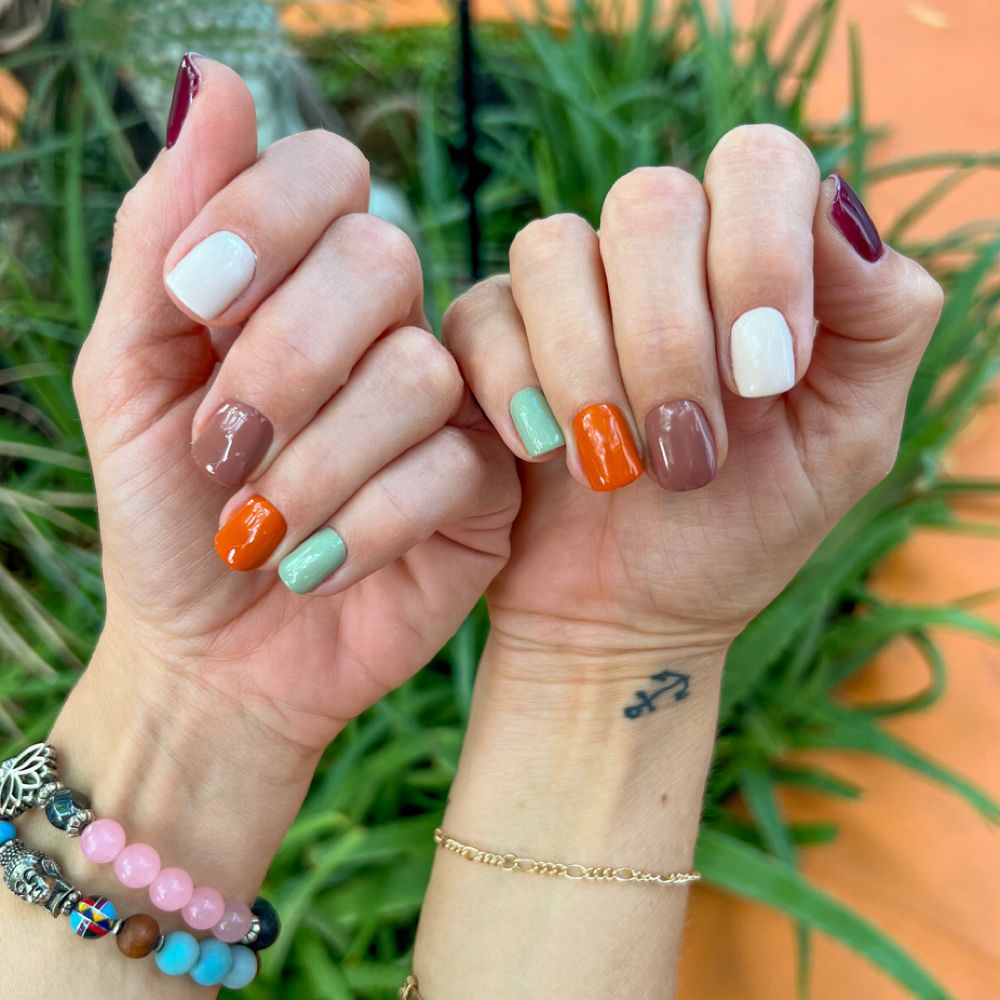 Bright nail art